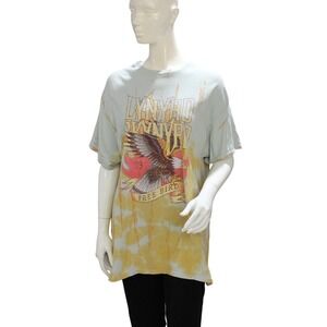 Lynyrd Skynyrd Free Bird Graphic T Shirt Tie Dye Look Size ML